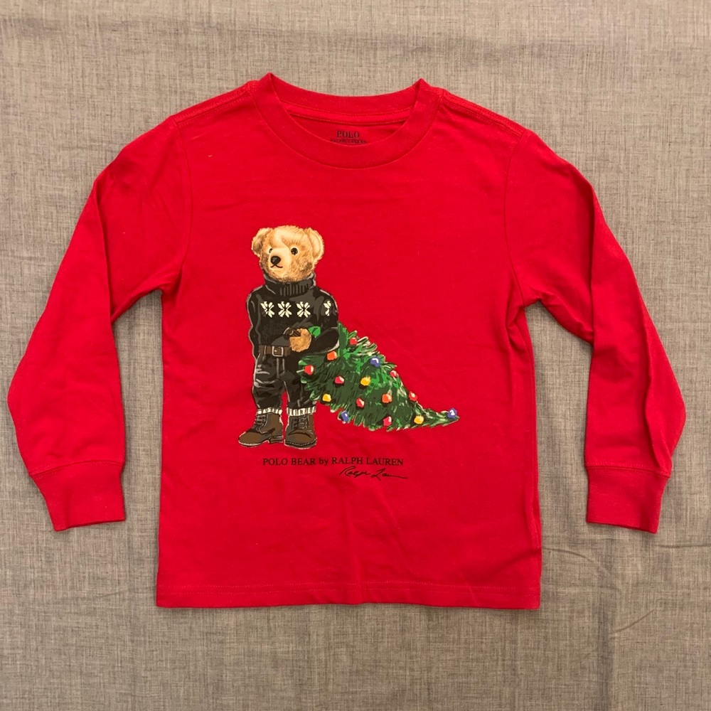 Polo Ralph Lauren Children 4t Christmas Polo Bear